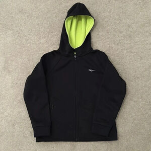 Everlast black zip up hoodie sweatshirt size 7